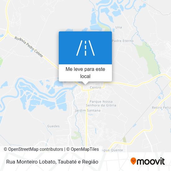 Rua Monteiro Lobato mapa