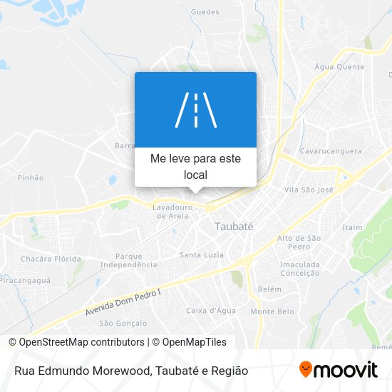 Rua Edmundo Morewood mapa