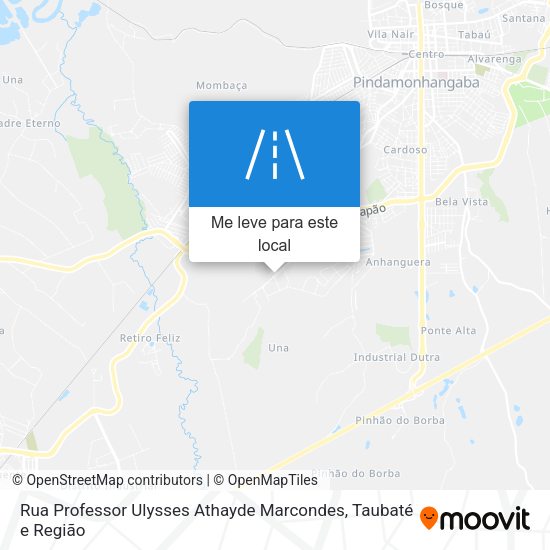 Rua Professor Ulysses Athayde Marcondes mapa