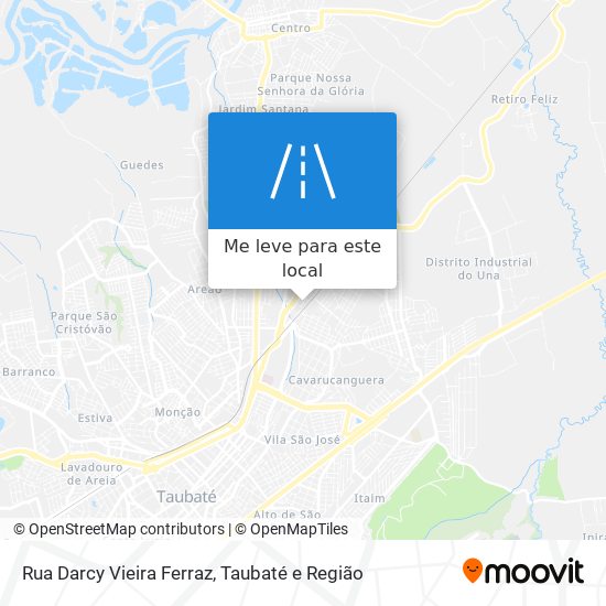 Rua Darcy Vieira Ferraz mapa