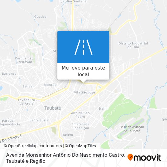 Avenida Monsenhor Antônio Do Nascimento Castro mapa