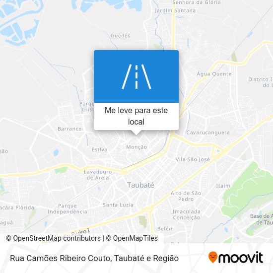 Rua Camões Ribeiro Couto mapa