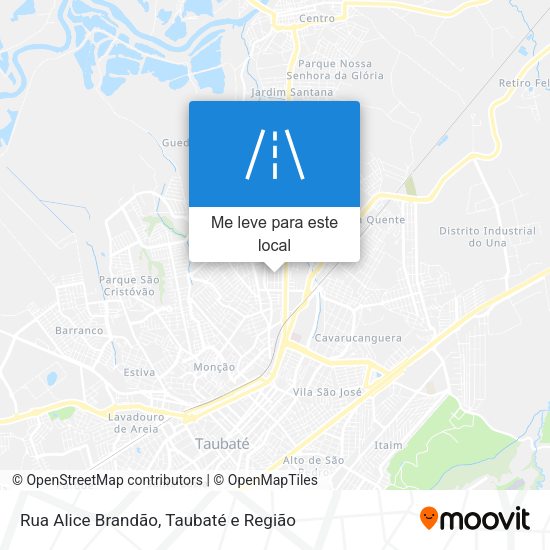 Rua Alice Brandão mapa
