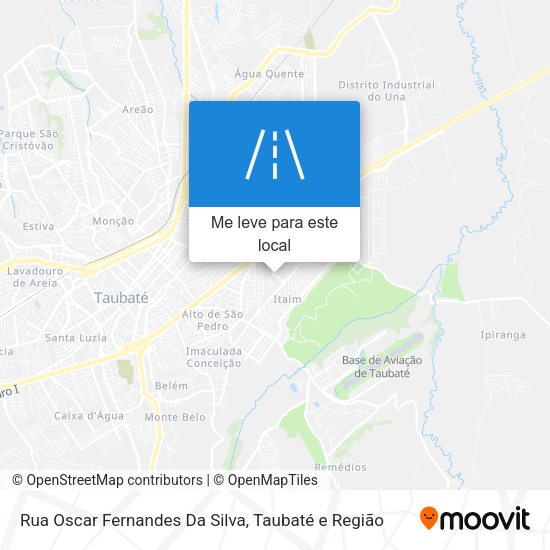 Rua Oscar Fernandes Da Silva mapa
