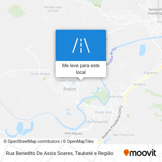 Rua Benedito De Assis Soares mapa