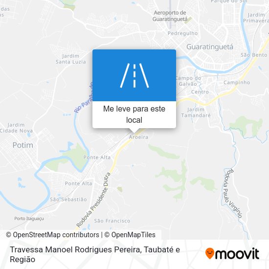 Travessa Manoel Rodrigues Pereira mapa