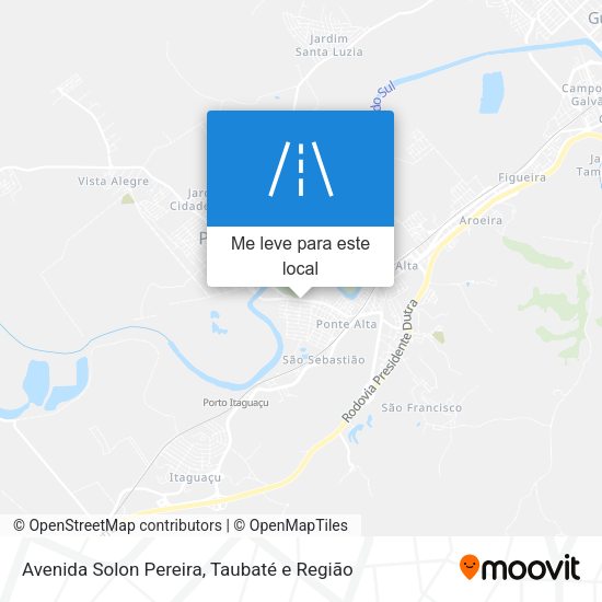 Avenida Solon Pereira mapa