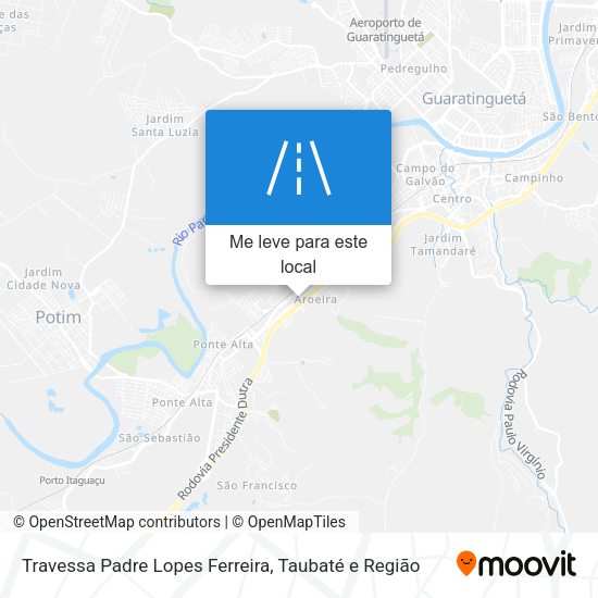 Travessa Padre Lopes Ferreira mapa