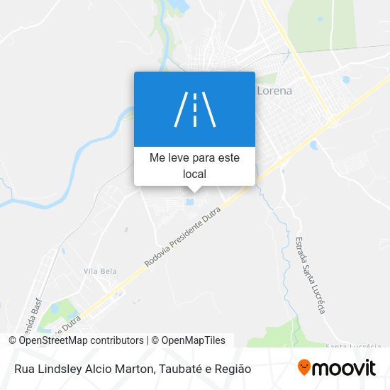 Rua Lindsley Alcio Marton mapa