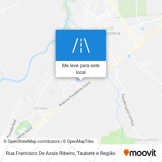Rua Francisco De Assis Ribeiro mapa