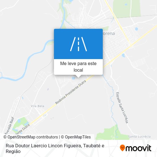 Rua Doutor Laercio Lincon Figueira mapa