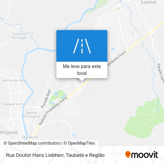 Rua Doutor Hans Liebherr mapa