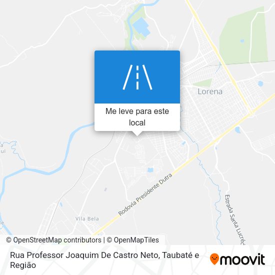 Rua Professor Joaquim De Castro Neto mapa
