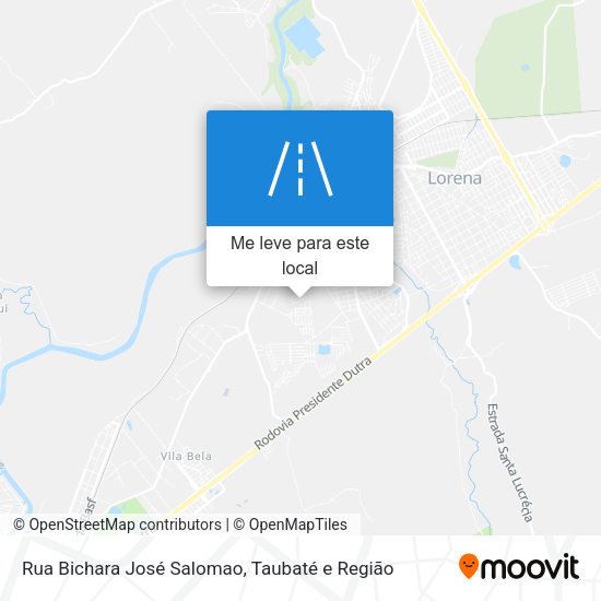 Rua Bichara José Salomao mapa