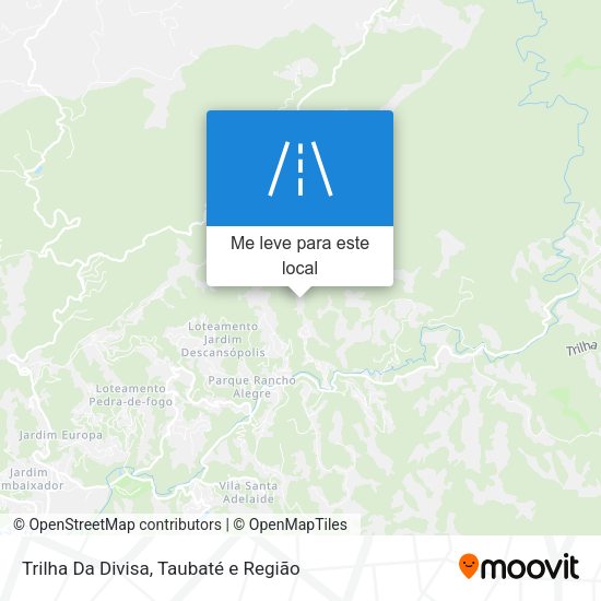 Trilha Da Divisa mapa