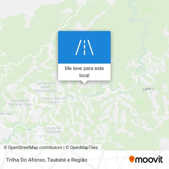 Trilha Do Afonso mapa