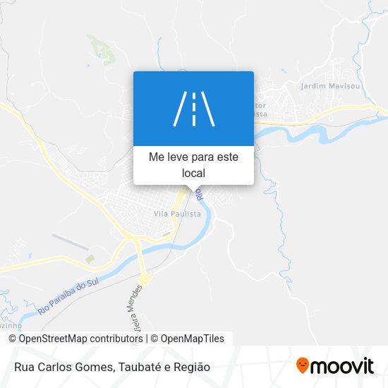 Rua Carlos Gomes mapa