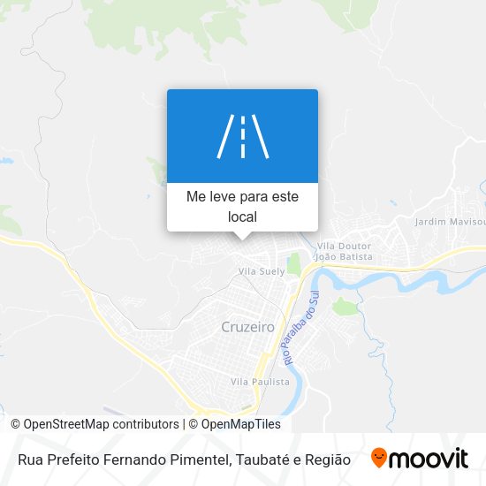 Rua Prefeito Fernando Pimentel mapa