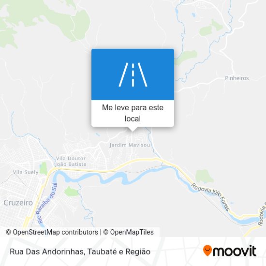 Rua Das Andorinhas mapa