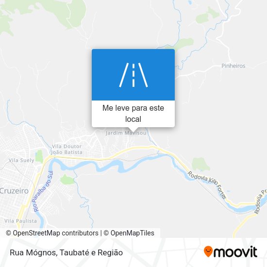 Rua Mógnos mapa