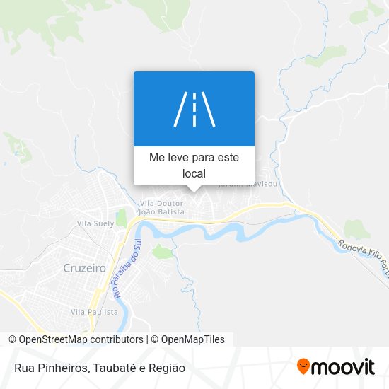 Rua Pinheiros mapa