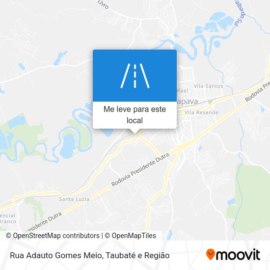Rua Adauto Gomes Meio mapa