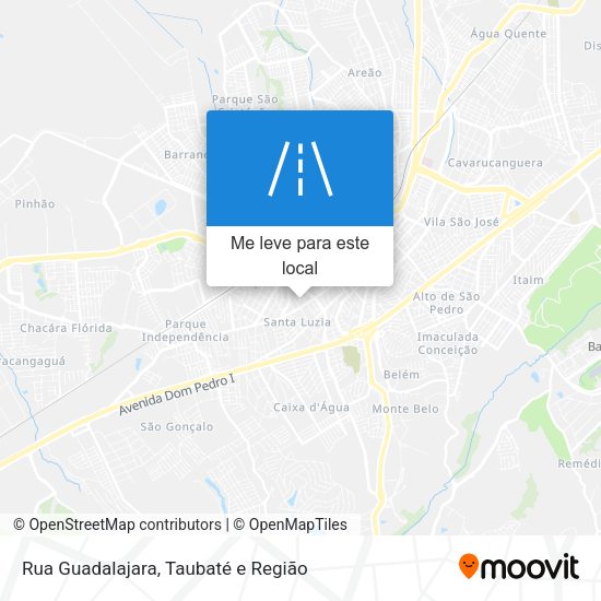 Rua Guadalajara mapa