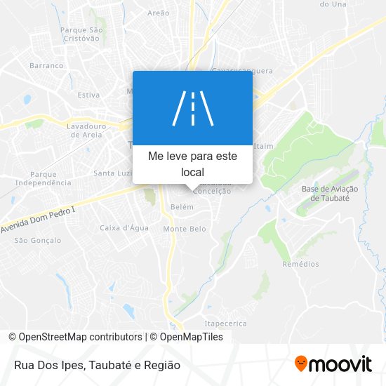 Rua Dos Ipes mapa