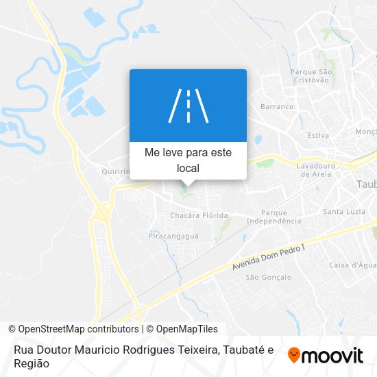 Rua Doutor Mauricio Rodrigues Teixeira mapa