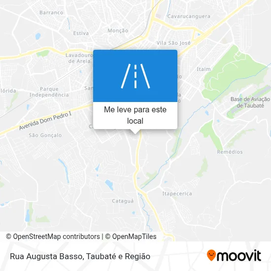 Rua Augusta Basso mapa