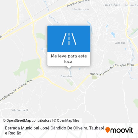 Estrada Municipal José Cãndido De Oliveira mapa