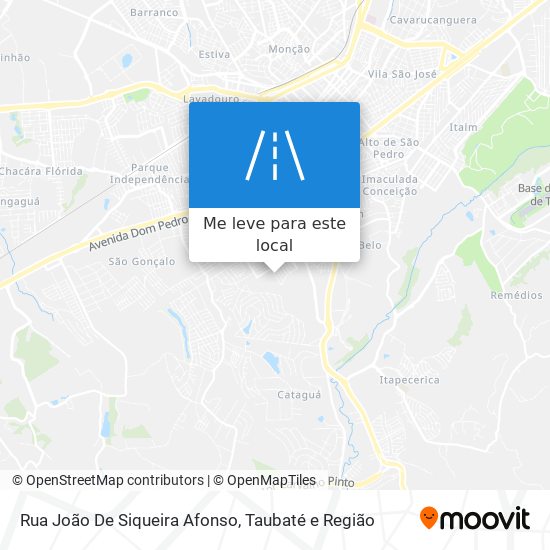 Rua João De Siqueira Afonso mapa