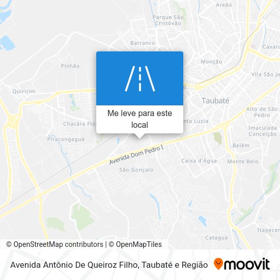 Avenida Antônio De Queiroz Filho mapa