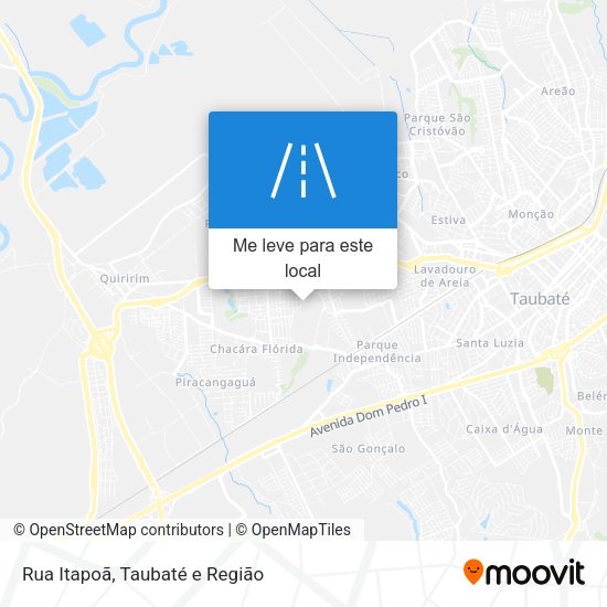 Rua Itapoã mapa