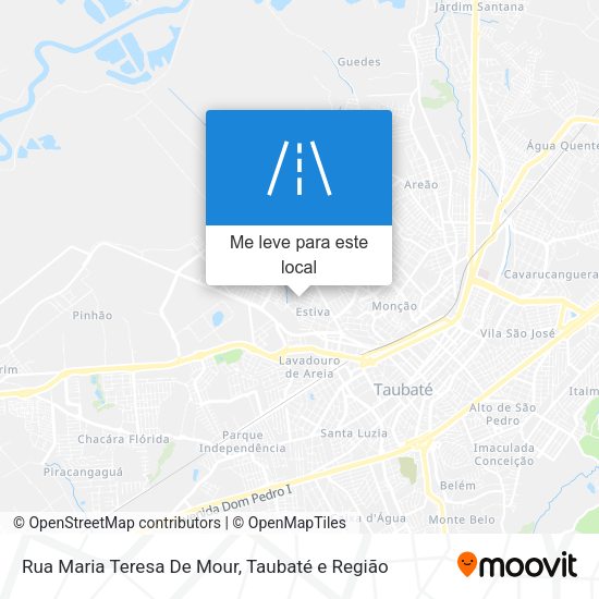 Rua Maria Teresa De Mour mapa