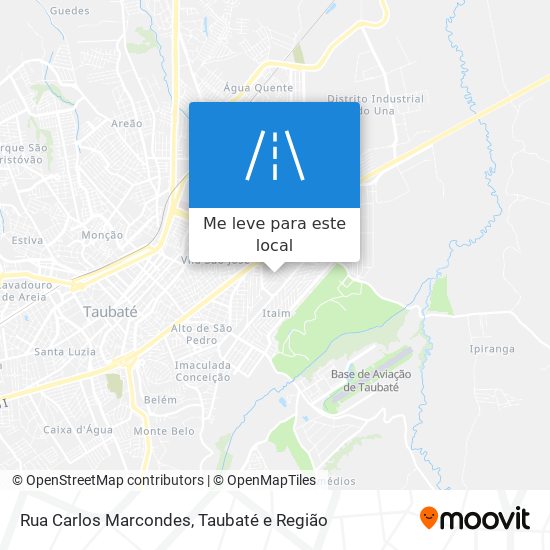 Rua Carlos Marcondes mapa