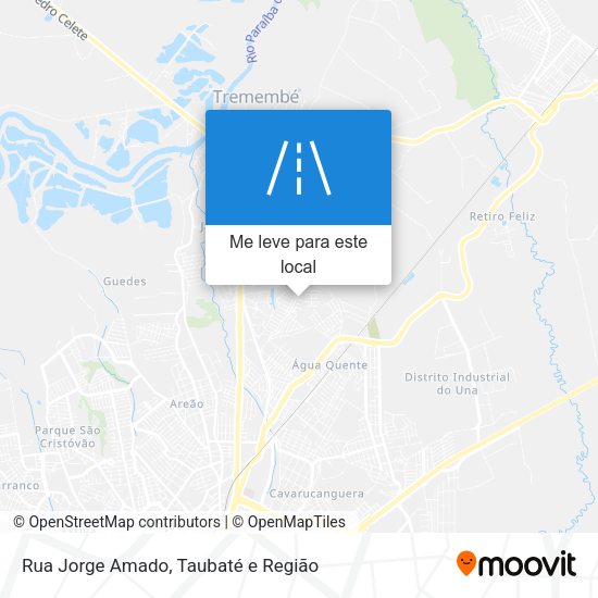 Rua Jorge Amado mapa