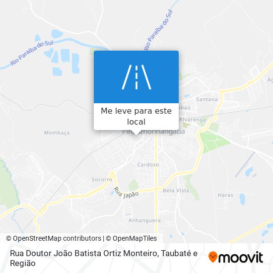 Rua Doutor João Batista Ortiz Monteiro mapa