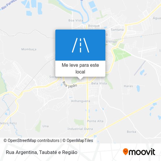 Rua Argentina mapa