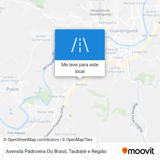Avenida Padroeira Do Brasil mapa