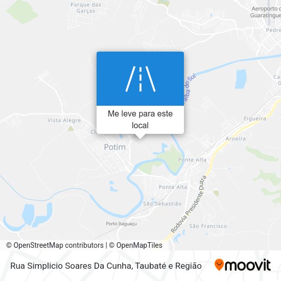 Rua Simplicio Soares Da Cunha mapa