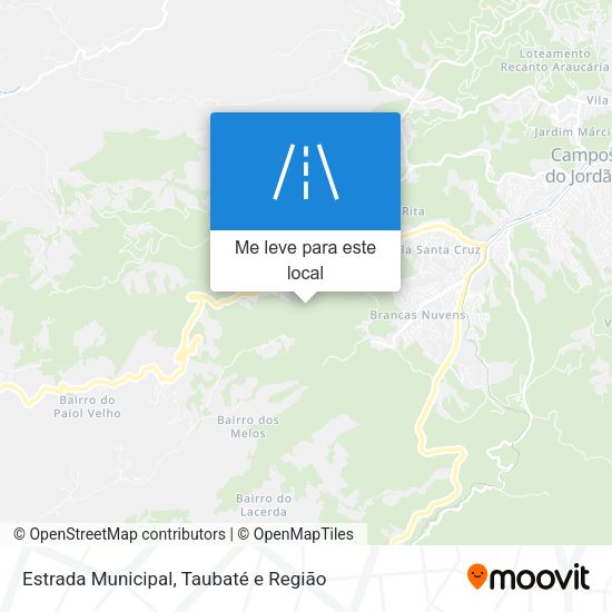 Estrada Municipal mapa