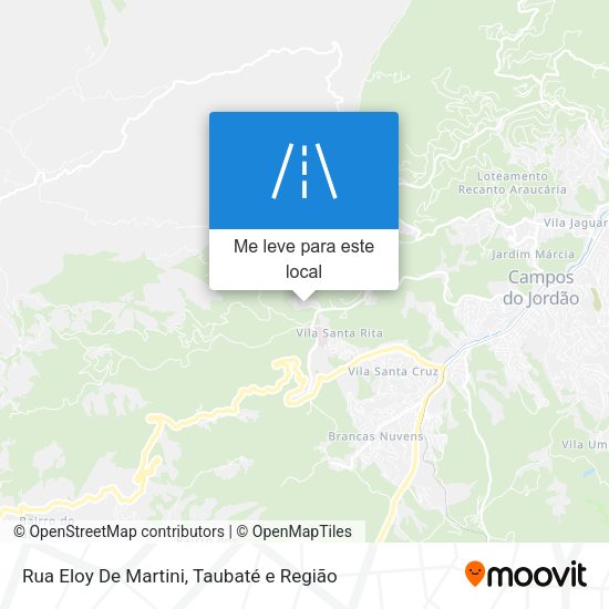 Rua Eloy De Martini mapa