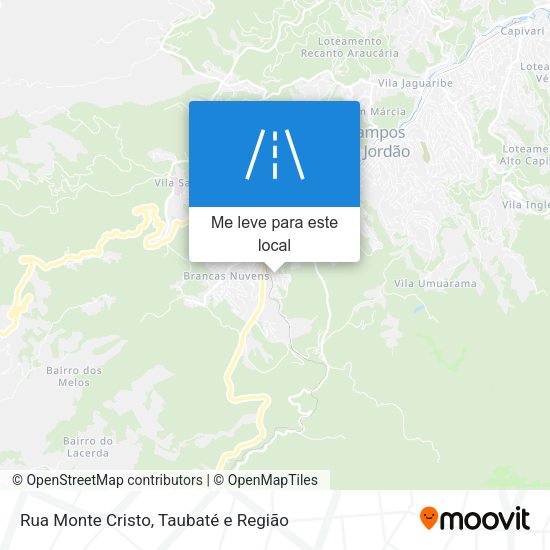Rua Monte Cristo mapa