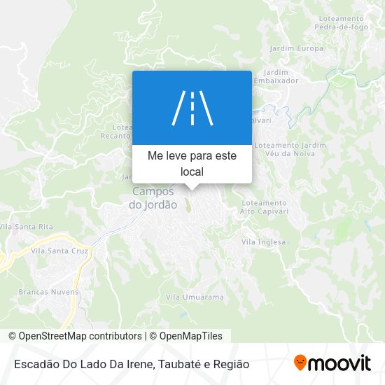 Escadão Do Lado Da Irene mapa