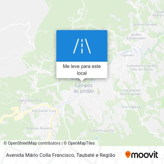 Avenida Mário Colla Francisco mapa