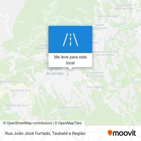Rua João José Furtado mapa