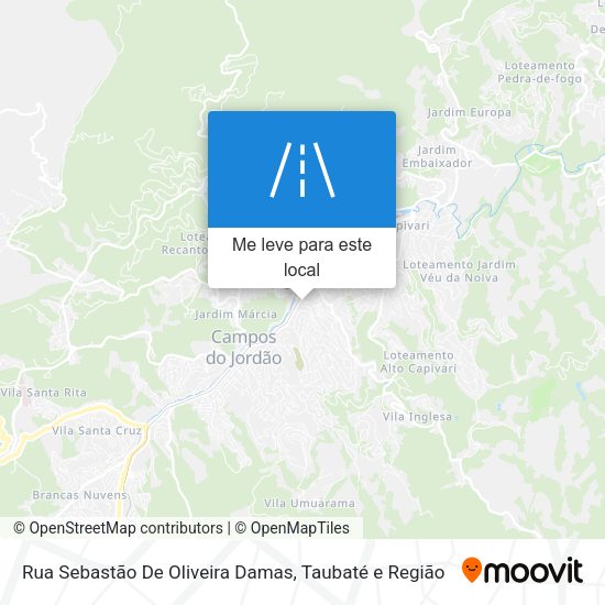 Rua Sebastão De Oliveira Damas mapa