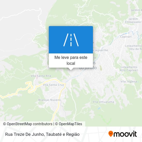 Rua Treze De Junho mapa