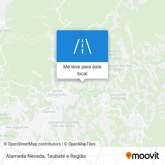 Alameda Nevada mapa